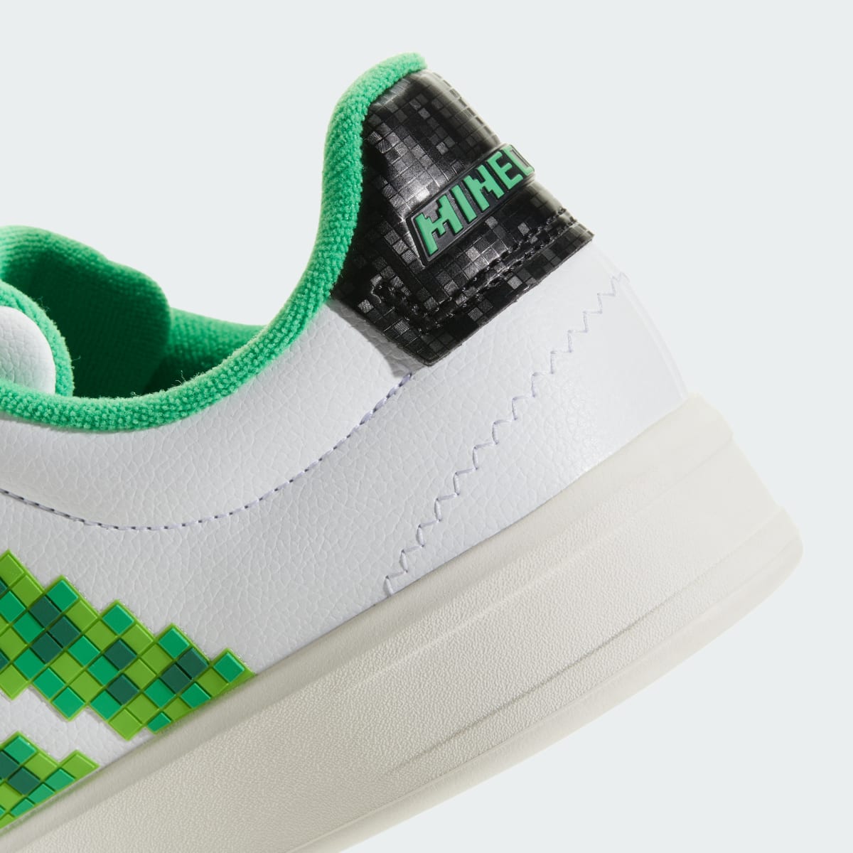 adidas Men's Minecraft Grand Court 3.0 Shoes - Cloud White / Core Black / Core White