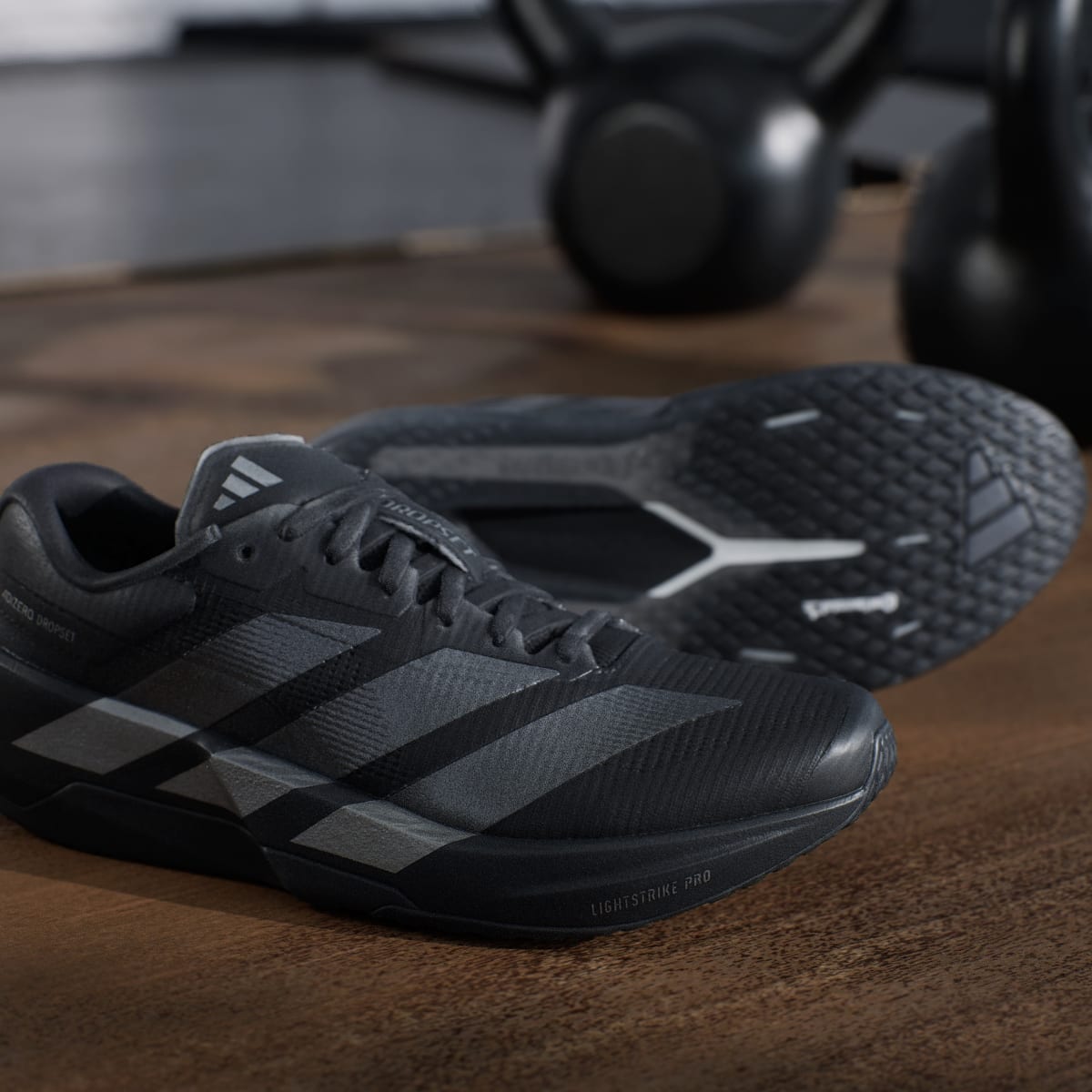 adidas Women's Adizero Dropset Pro Training Shoes - Core Black / Iron Metallic / Core Black