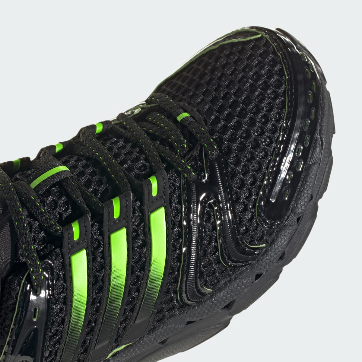 adidas Men's Adistar Control 5 Mercedes - AMG Petronas F1 Team Shoes - Core Black / Solar Green / Purple Rush
