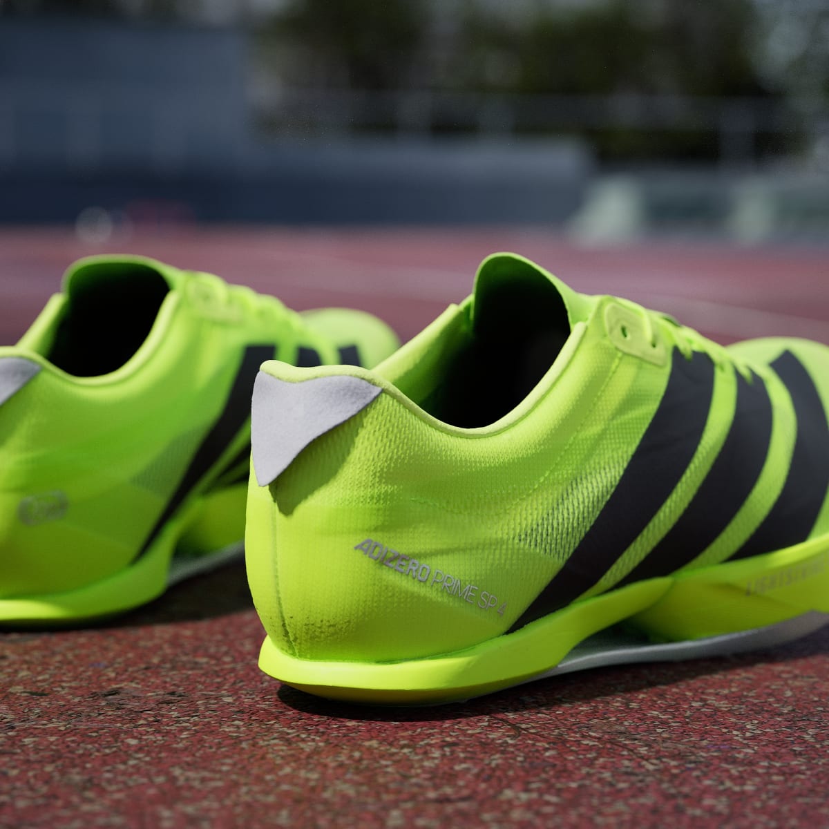 adidas Men's Adizero Prime SP 4 Shoes - Lucid Lemon / Core Black / Silver Metallic