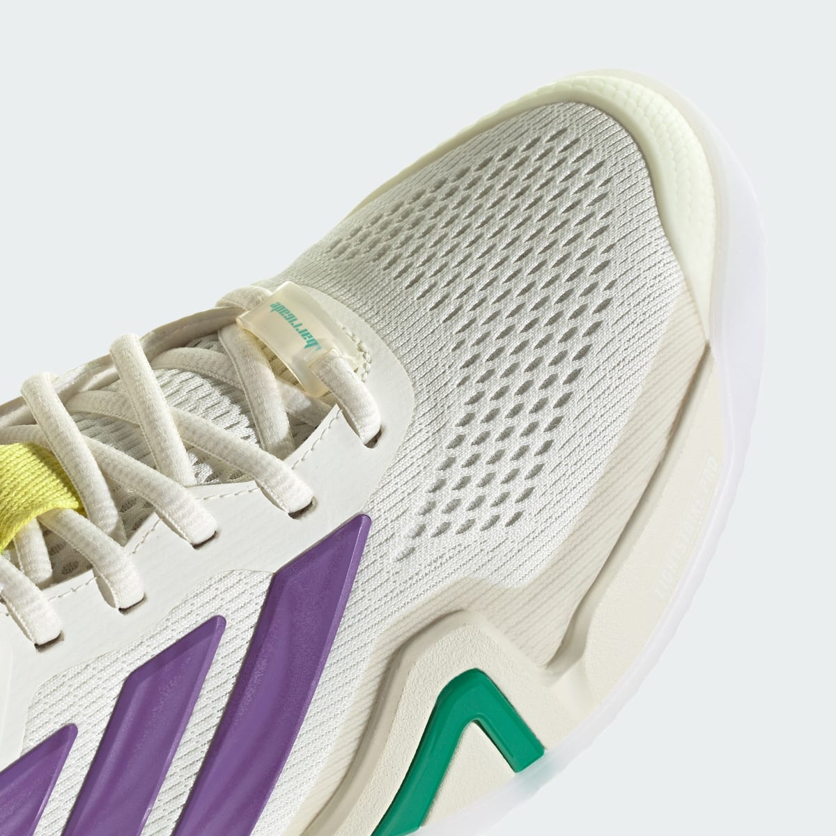 adidas Men's Barricade 14 Tennis Shoes - Off White / Active Purple / Cloud White