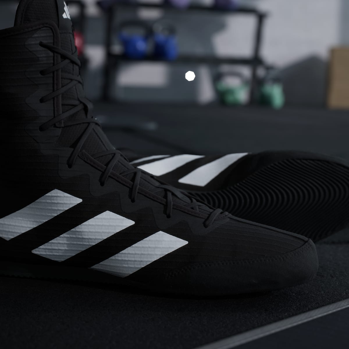 adidas Women's Box Hog 4 Shoes - Core Black / Cloud White / Core Black