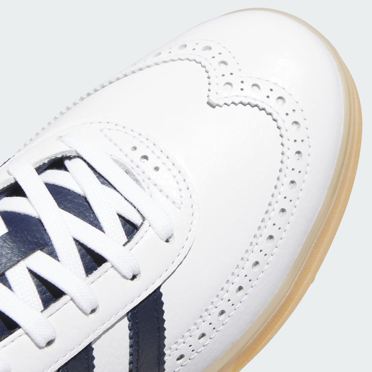 adidas Men's Coursecup Spikeless Golf Shoes - Cloud White / Night Indigo / Gum