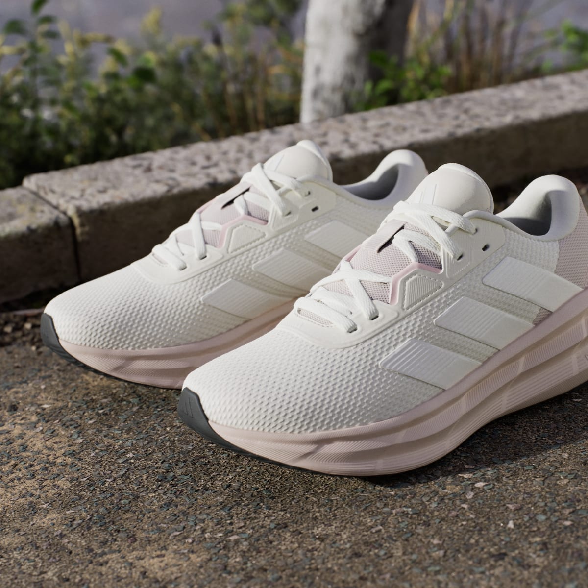 adidas Women's Galaxy 7 Running Shoes - Off White / Core White / Putty Mauve