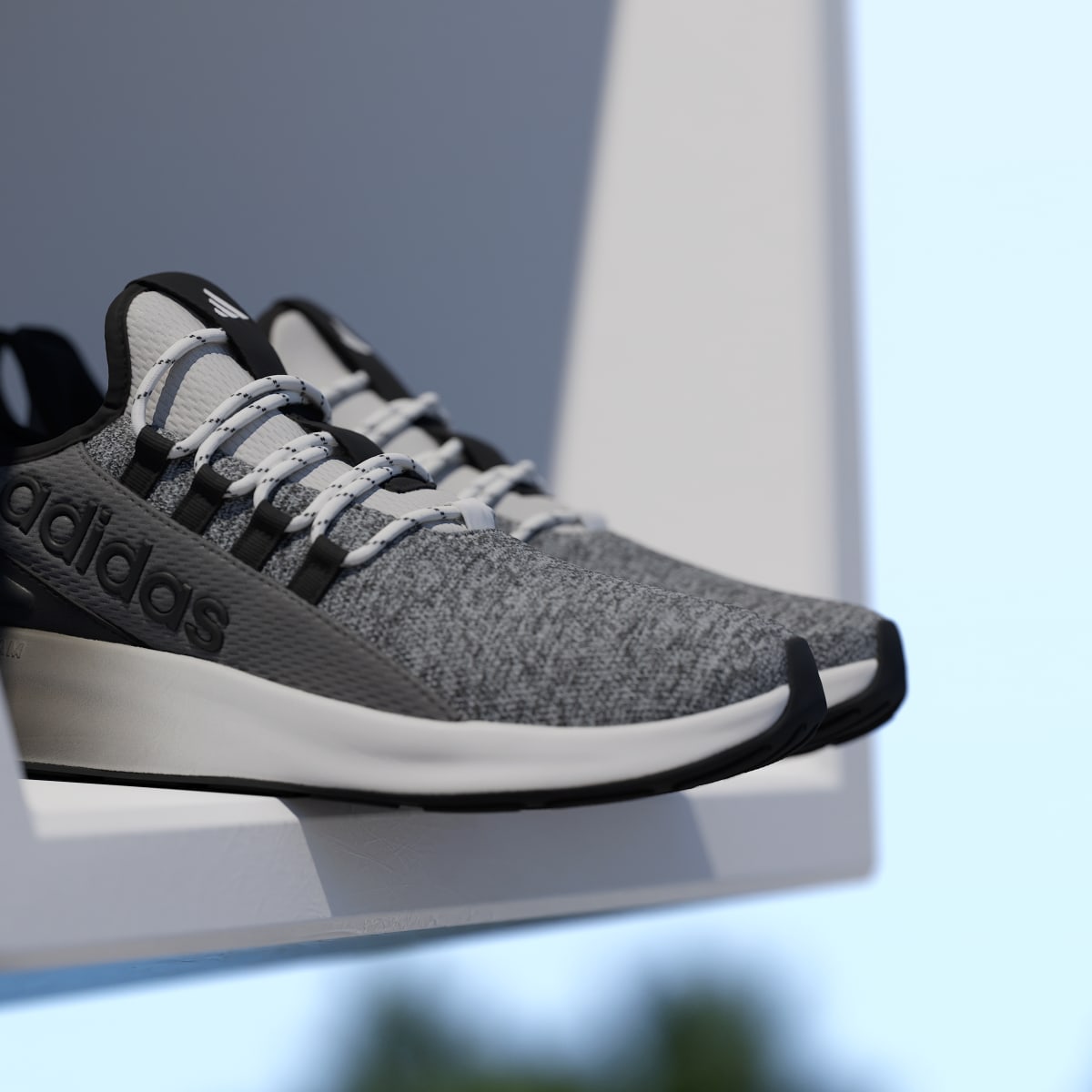 adidas Men's Lite Racer Adapt 8.0 Wide Shoes - Grey One / Grey Four / Core Black