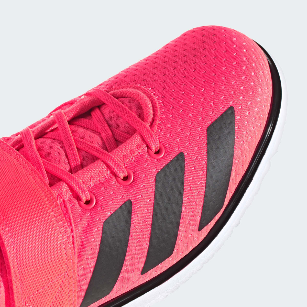 adidas Men's Powerlift 5 Weightlifting Shoes - Solar Turbo / Core Black / Pure Ruby