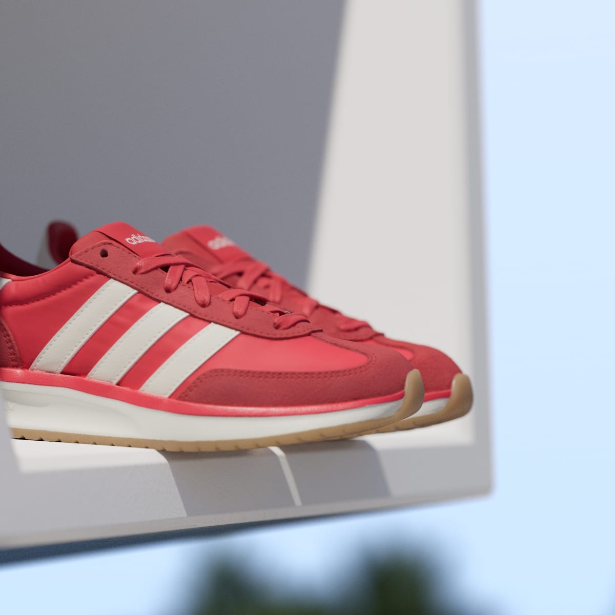 adidas Women's RUN 70s 2.0 Shoes - Pure Ruby / Off White / Better Scarlet