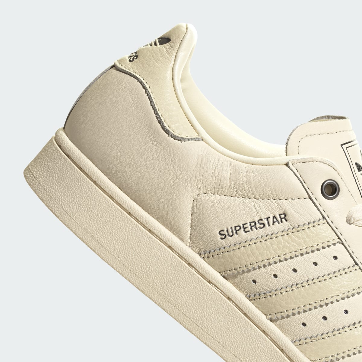 adidas Women's Superstar II shoes - Cream White / Cream White / Iron Metallic