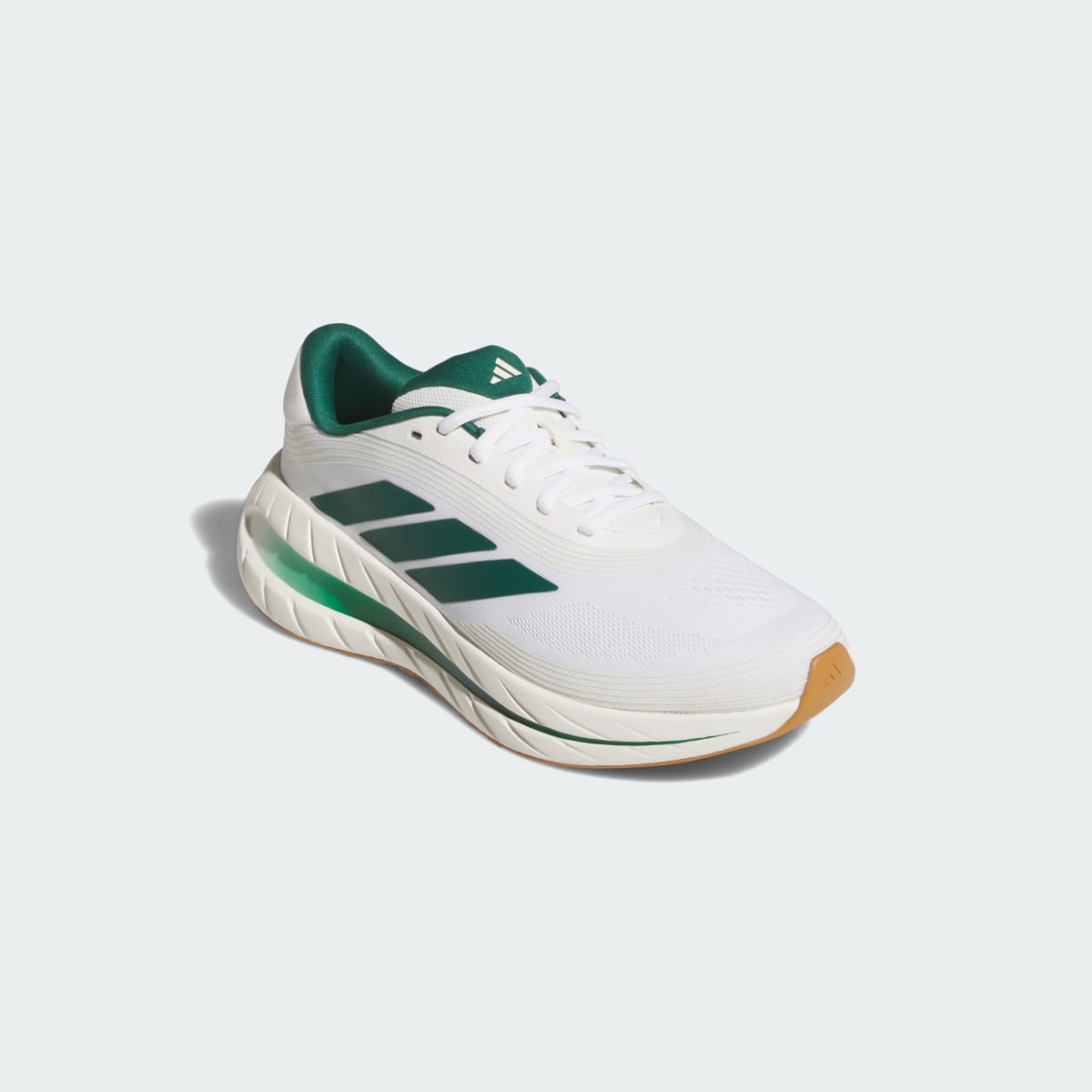 adidas Men's Adipure Shift Running Shoes - Cloud White / Collegiate Green / Off White