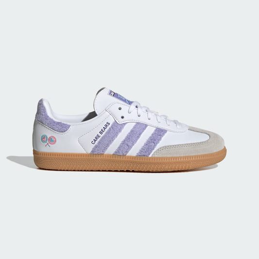 adidas Kids' Care Bears Samba OG Shoes - Light Purple / Cloud White / Blue Dawn