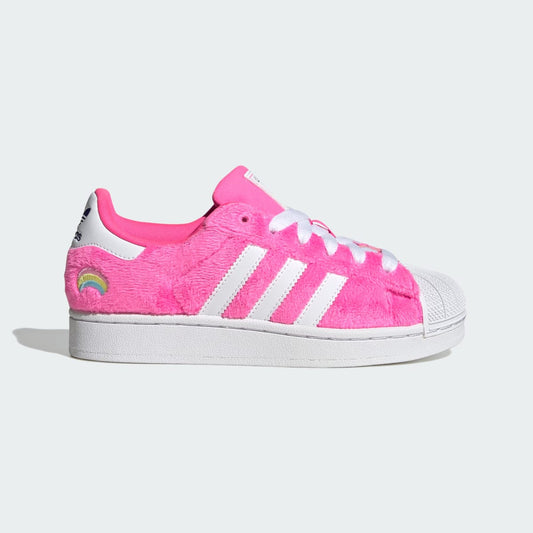 adidas Kids' Care Bears Superstar II Shoes - Lucid Pink / Cloud White / Collegiate Purple