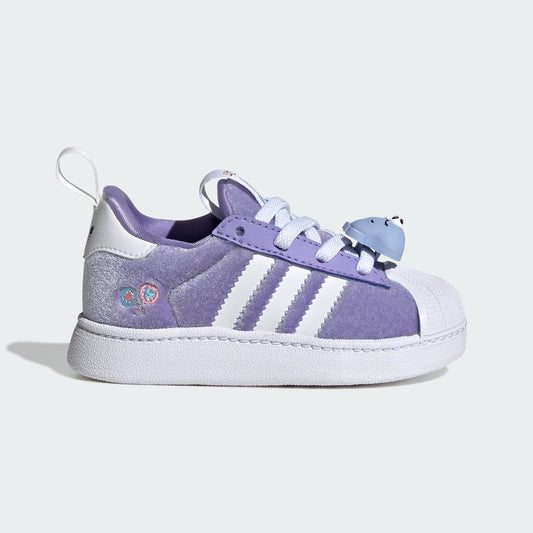 adidas Kids' Care Bears Superstar Quickon Shoes - Light Purple / Cloud White / Core Black
