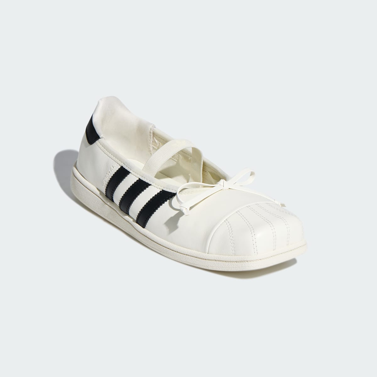 adidas Women's Jennie Superstar SQ Ballet Shoes - Off White / Core Black / Core White