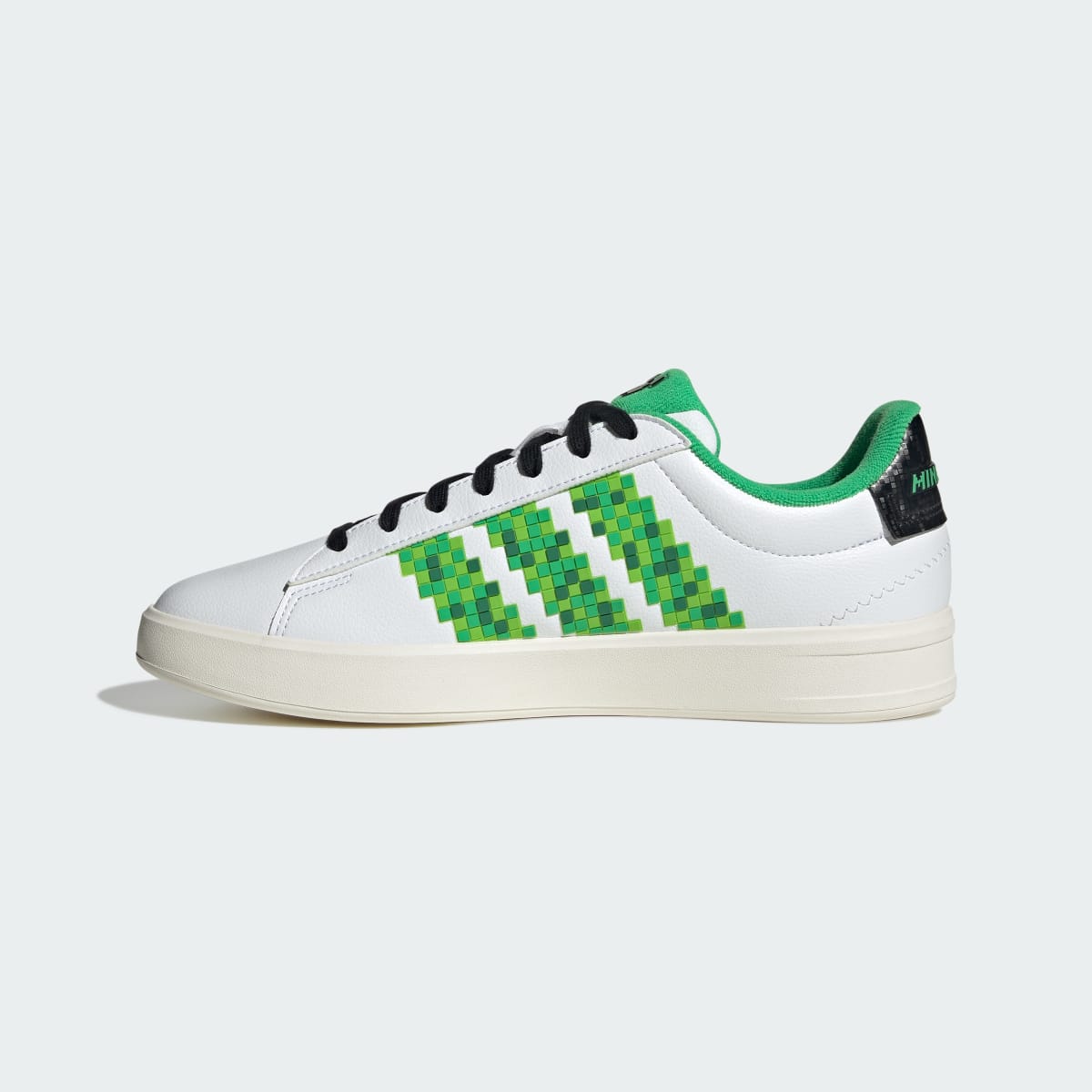 adidas Men's Minecraft Grand Court 3.0 Shoes - Cloud White / Core Black / Core White