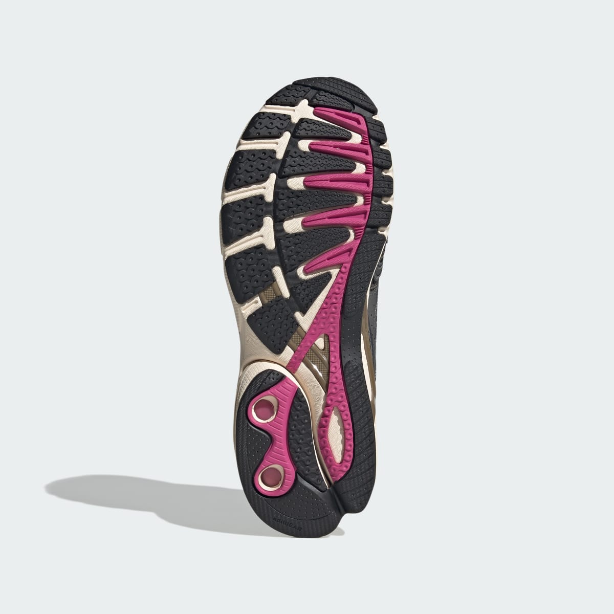 adidas Men's Adistar Control 5 Shoes - Core Black / Khaki Three / Semi Lucid Fuchsia