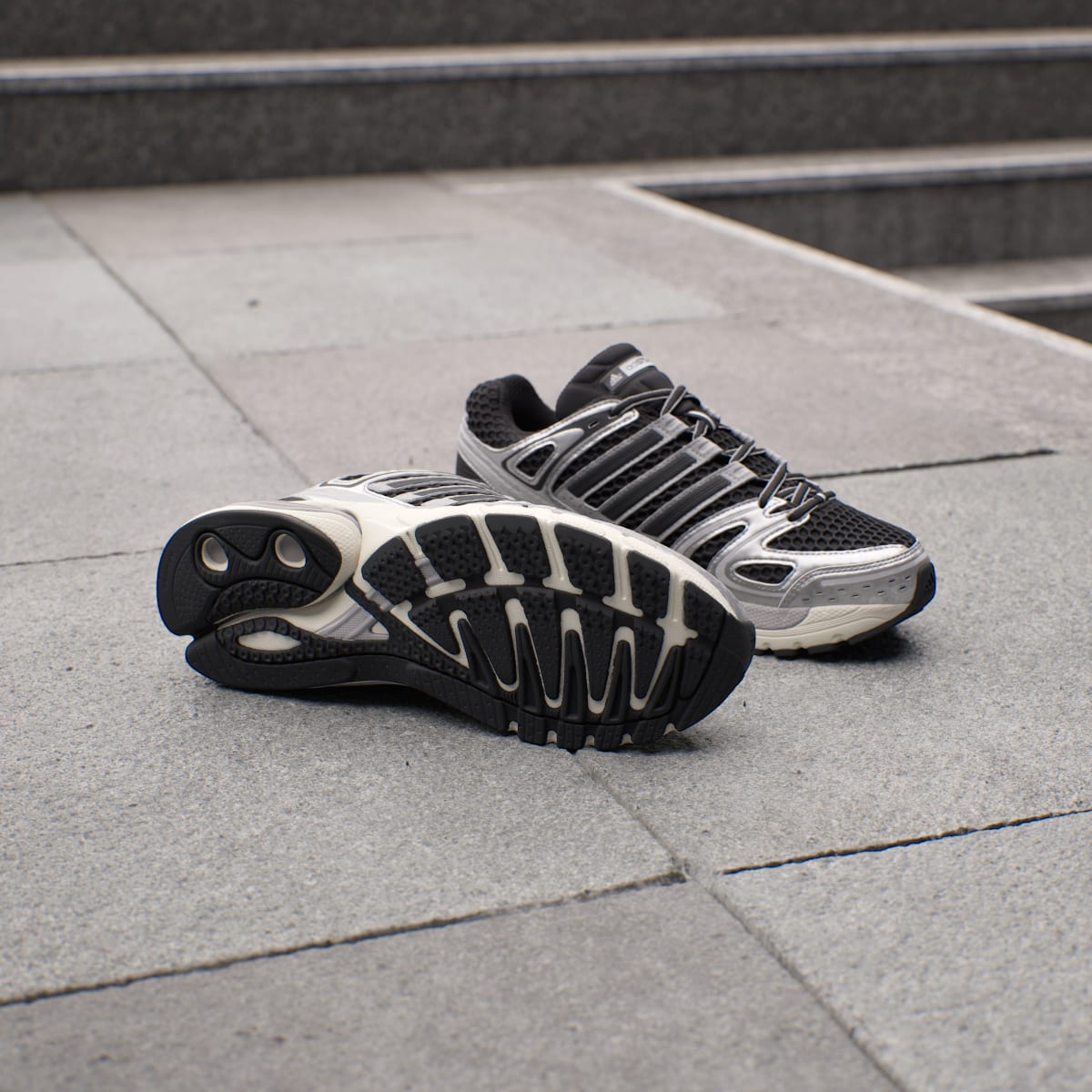 adidas Women's Adistar Control 5 Shoes - Core Black / Silver Metallic / Grey One
