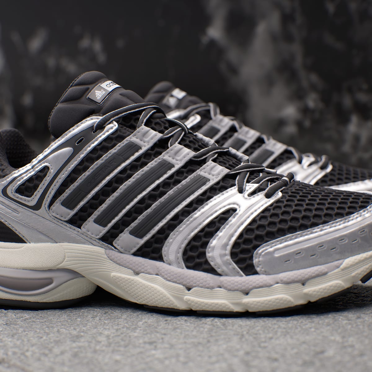adidas Women's Adistar Control 5 Shoes - Core Black / Silver Metallic / Grey One