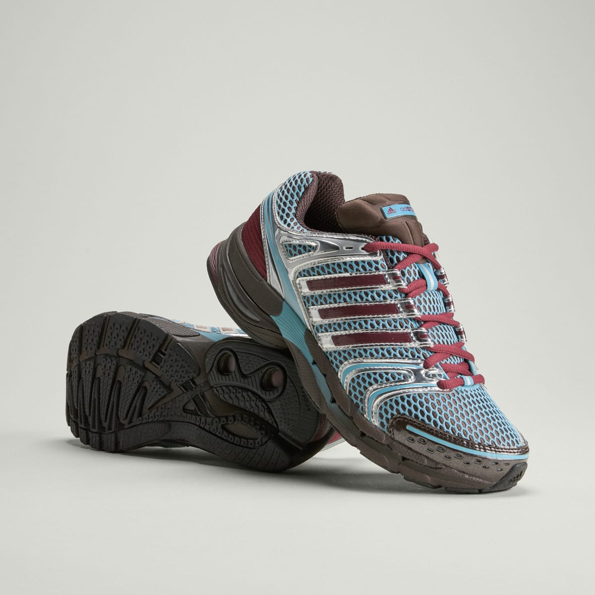 adidas Women's Adistar Control 5 Shoes - Preloved Blue / Dark Brown / Grey Five