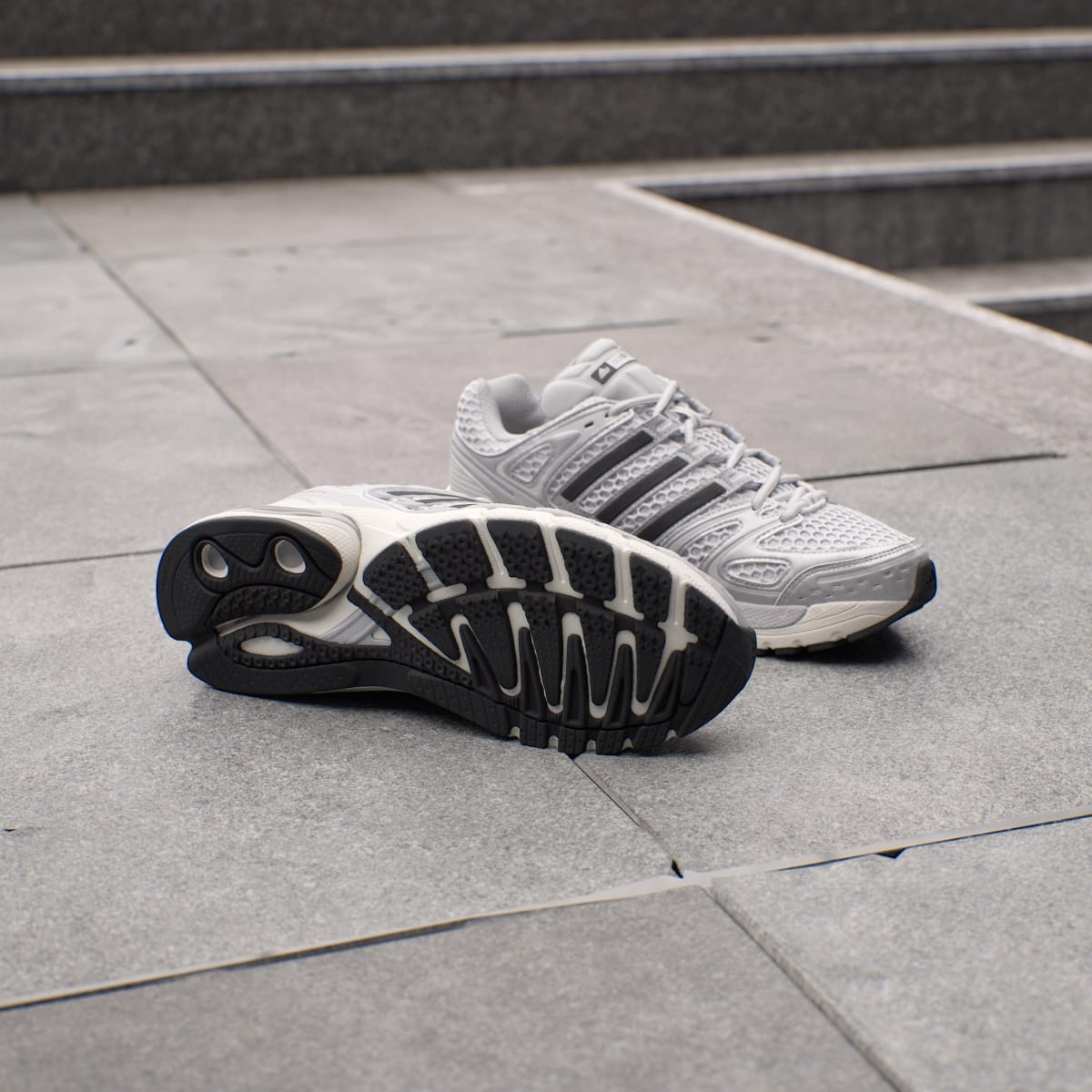 adidas Women's Adistar Control 5 Shoes - Silver Metallic / Grey One / Core Black
