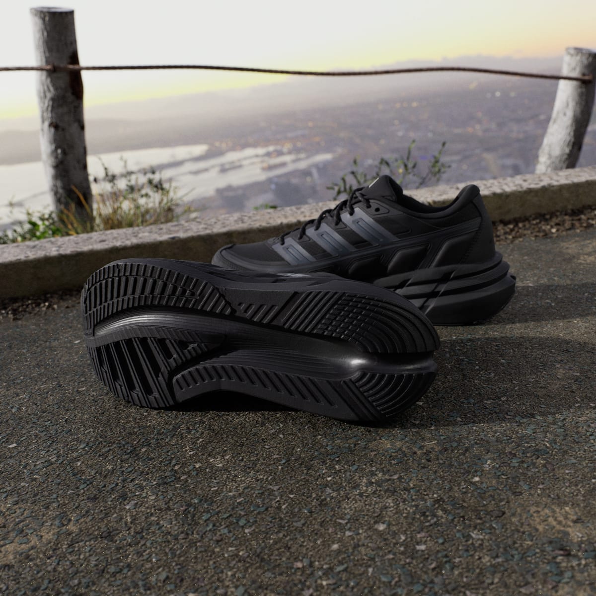 adidas Men's Adistar SPW Shoes - Core Black / Grey Six / Night Grey