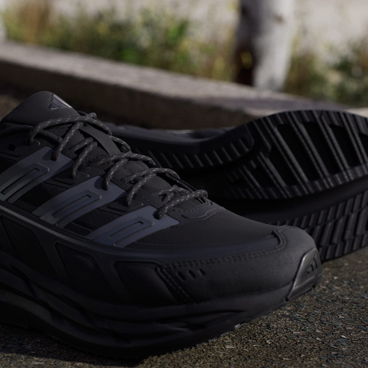 adidas Men's Adistar SPW Shoes - Core Black / Grey Six / Night Grey