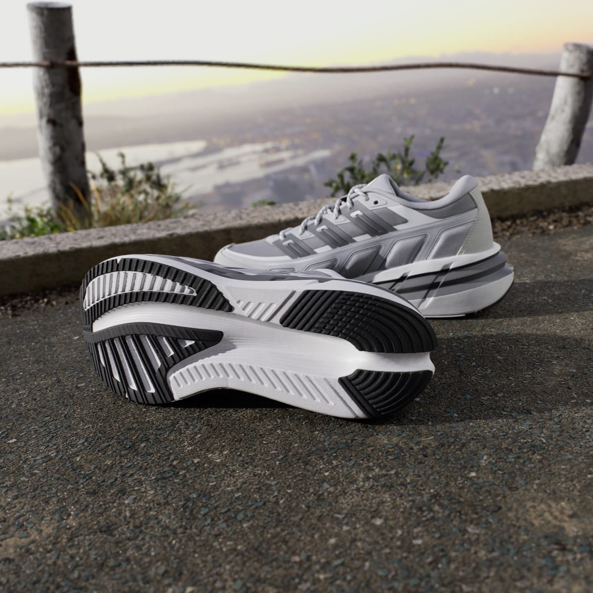 adidas Men's Adistar SPW Shoes - Halo Silver / Grey Four / Grey Two