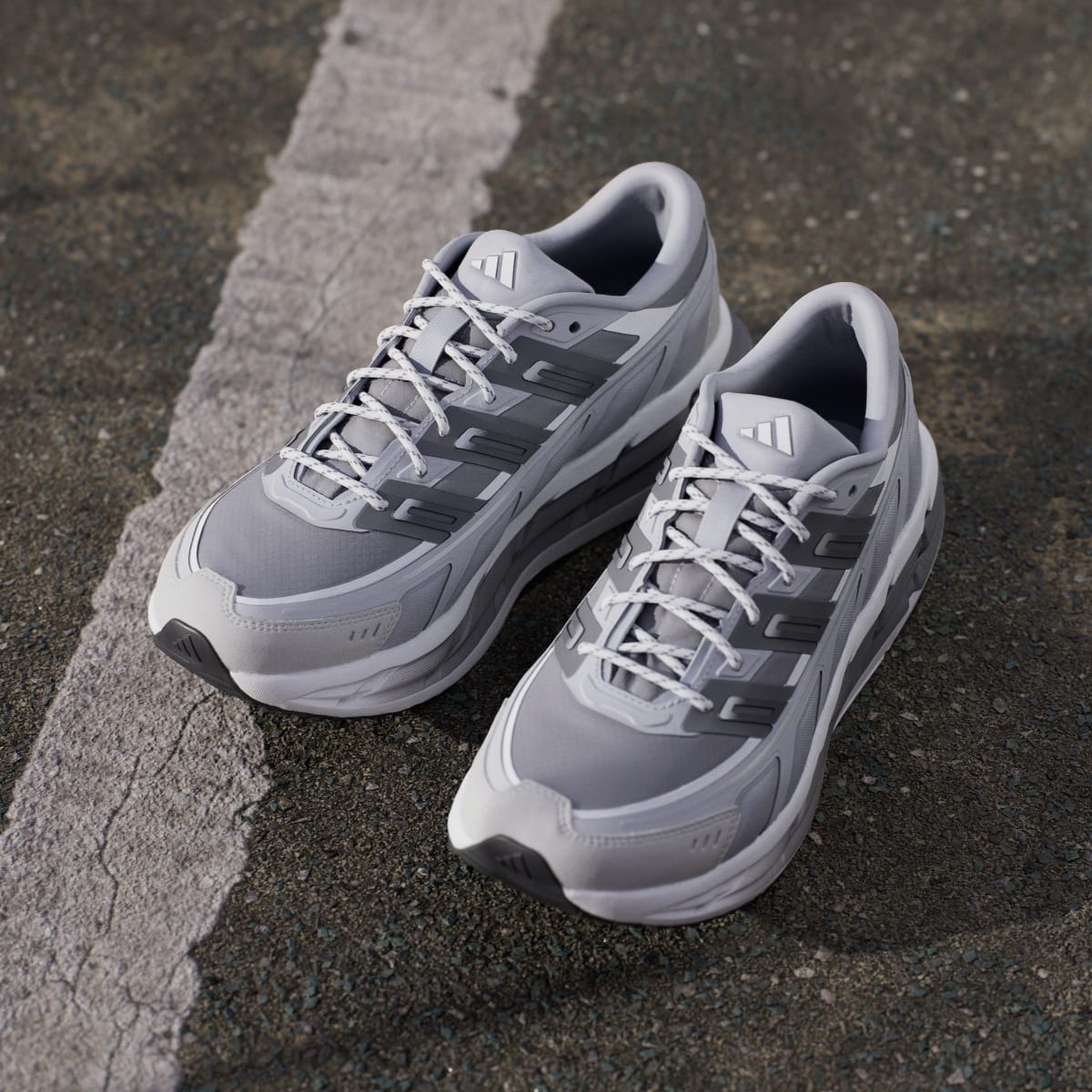 adidas Men's Adistar SPW Shoes - Halo Silver / Grey Four / Grey Two