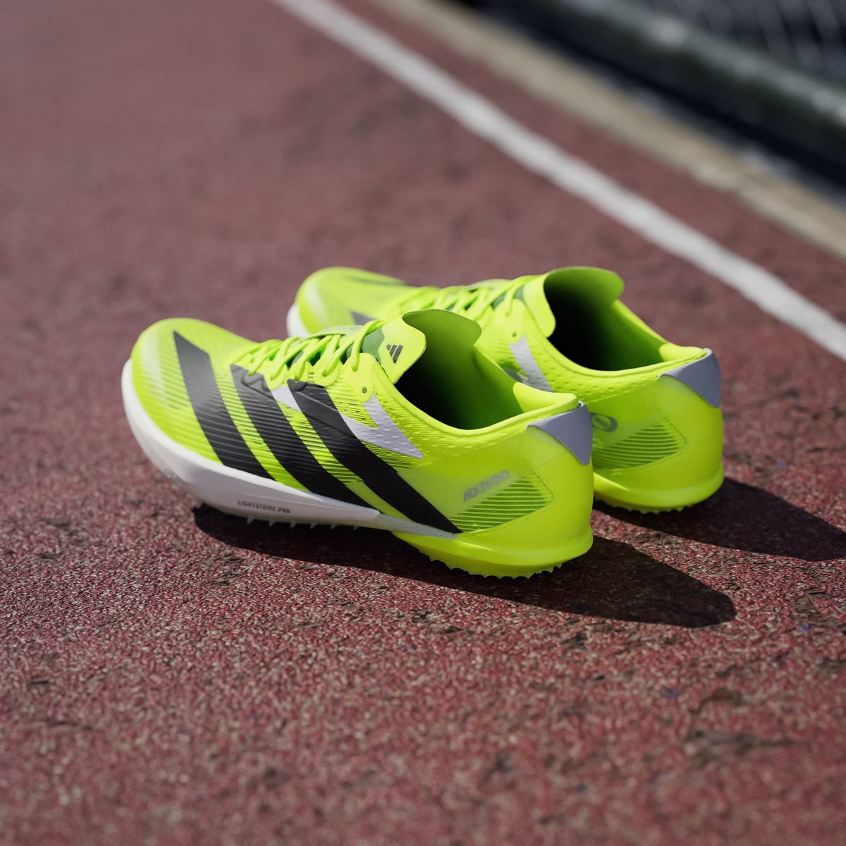 adidas Men's Adizero Ambition Shoes - Lucid Lemon / Core Black / Halo Silver