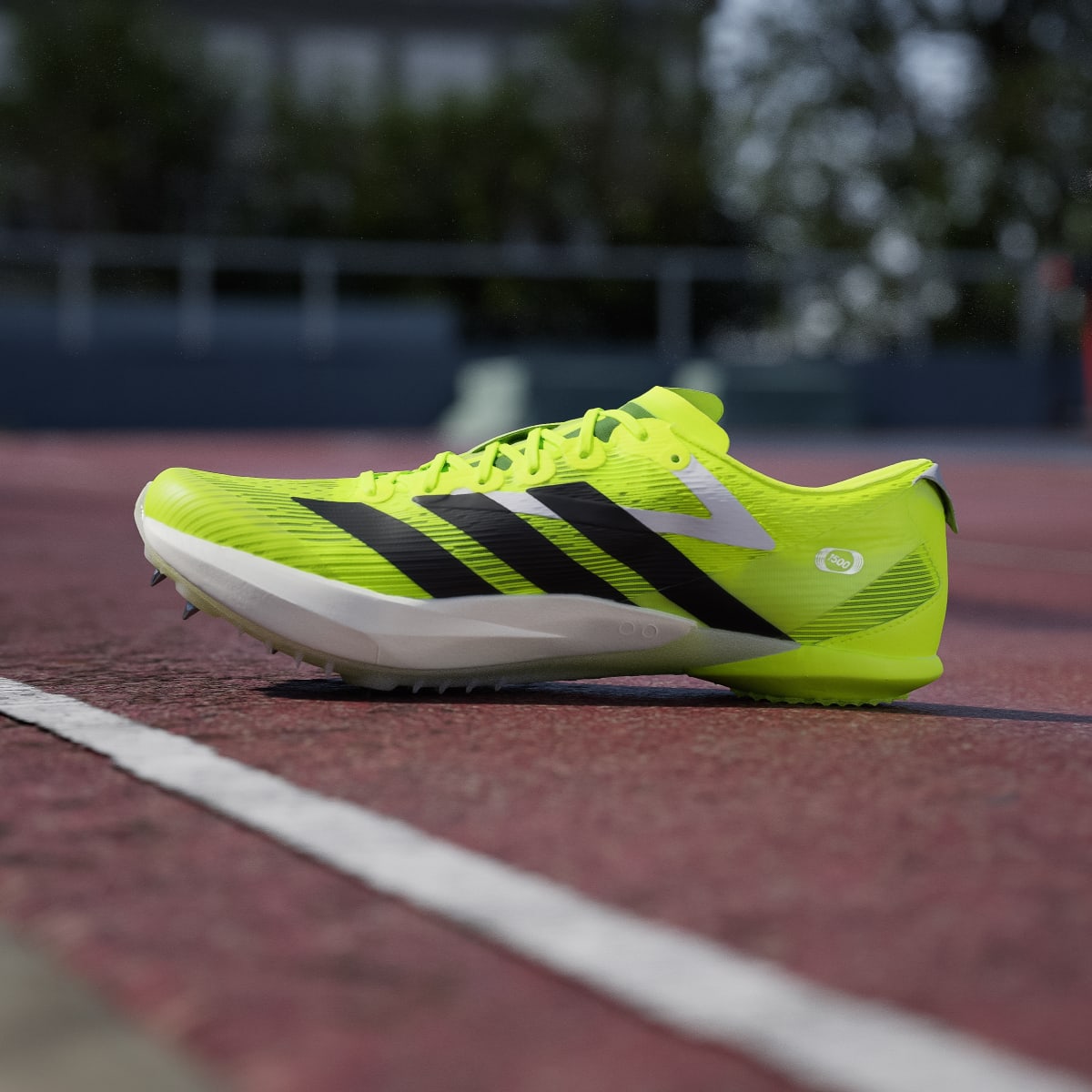 adidas Men's Adizero Ambition Shoes - Lucid Lemon / Core Black / Halo Silver