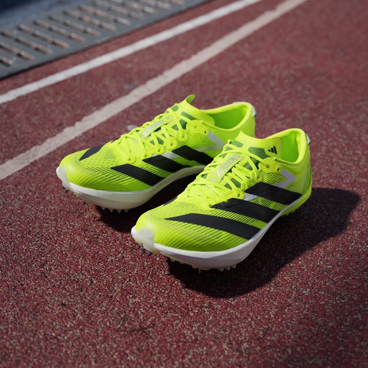 adidas Men's Adizero Ambition Shoes - Lucid Lemon / Core Black / Halo Silver