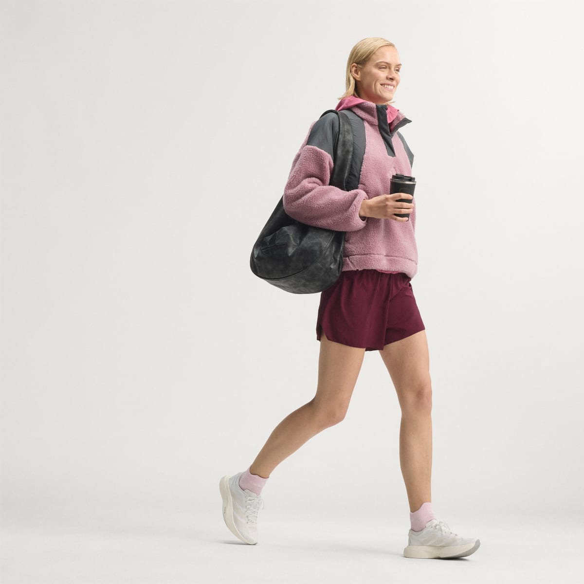 adidas Women's Adizero EVO SL EXO Shoes - Cloud White / Zero Metalic / Core White
