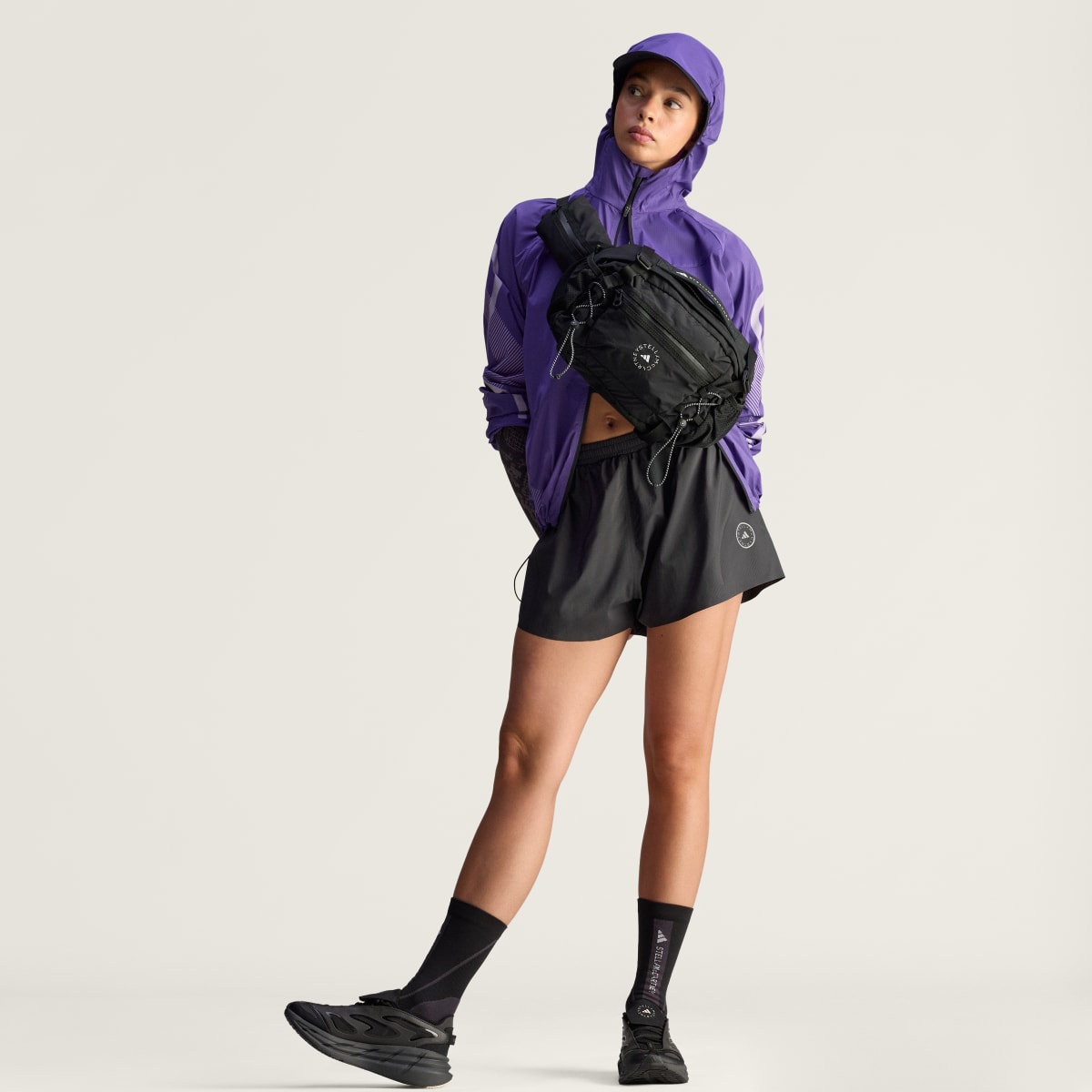 adidas Women's By Stella McCartney Adistar - Core Black / Utility Black / Almond Milk-Smc
