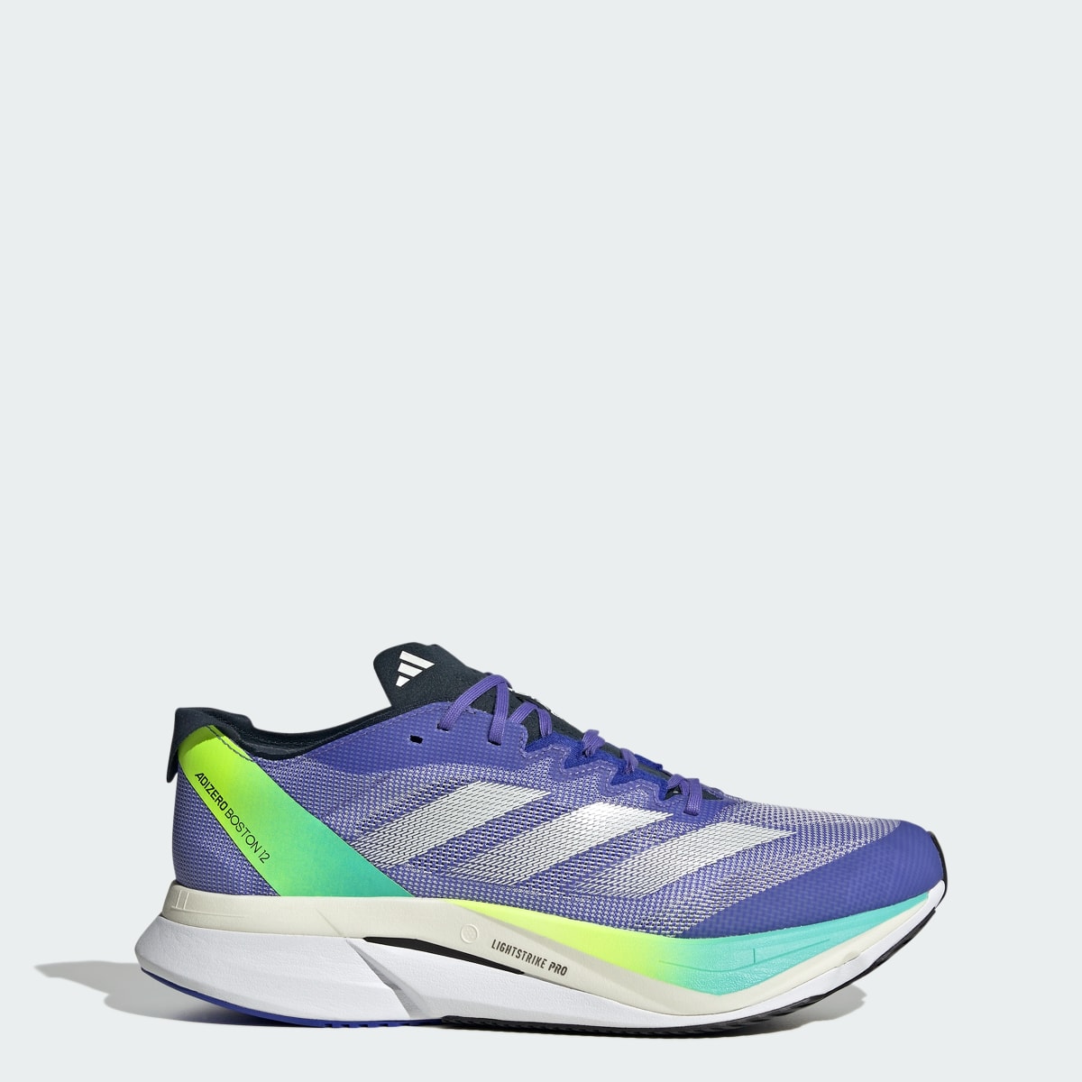 adidas Men's Adizero Boston 12 Shoes - Cobalt Blue / Zero Metalic / Lucid Blue