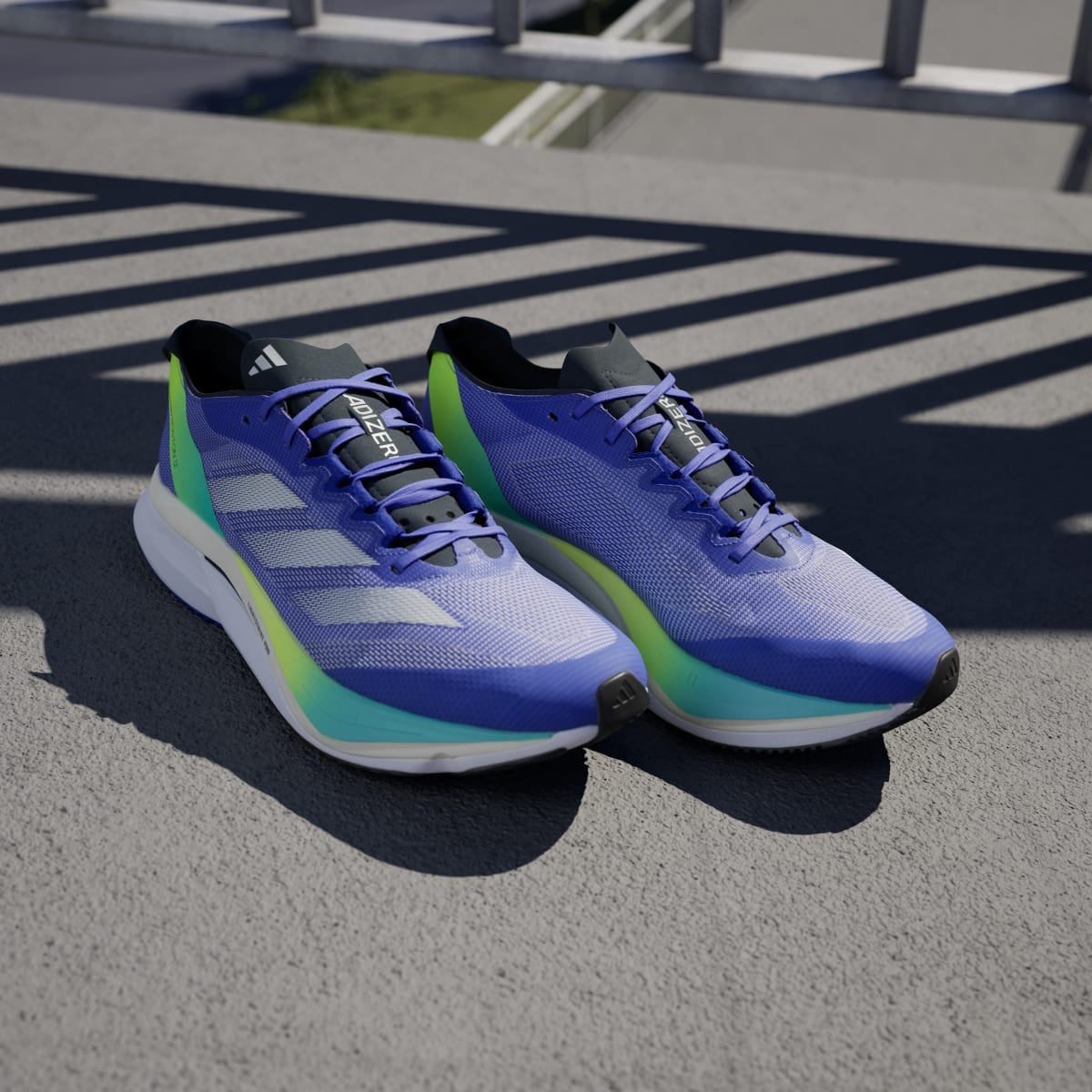 adidas Men's Adizero Boston 12 Shoes - Cobalt Blue / Zero Metalic / Lucid Blue