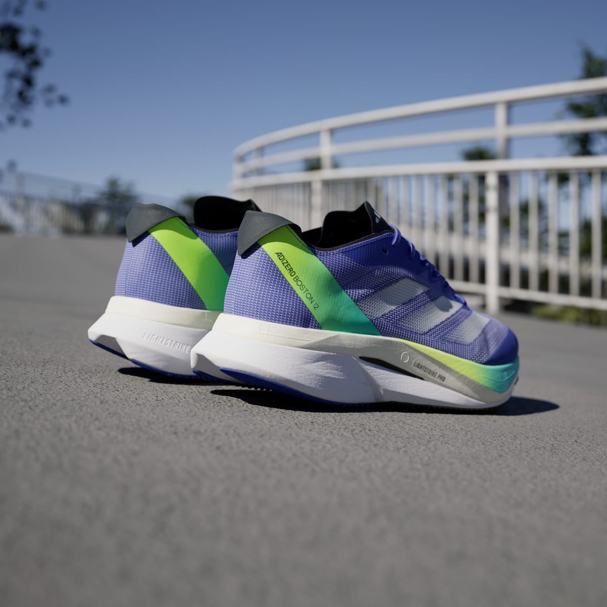 adidas Men's Adizero Boston 12 Shoes - Cobalt Blue / Zero Metalic / Lucid Blue
