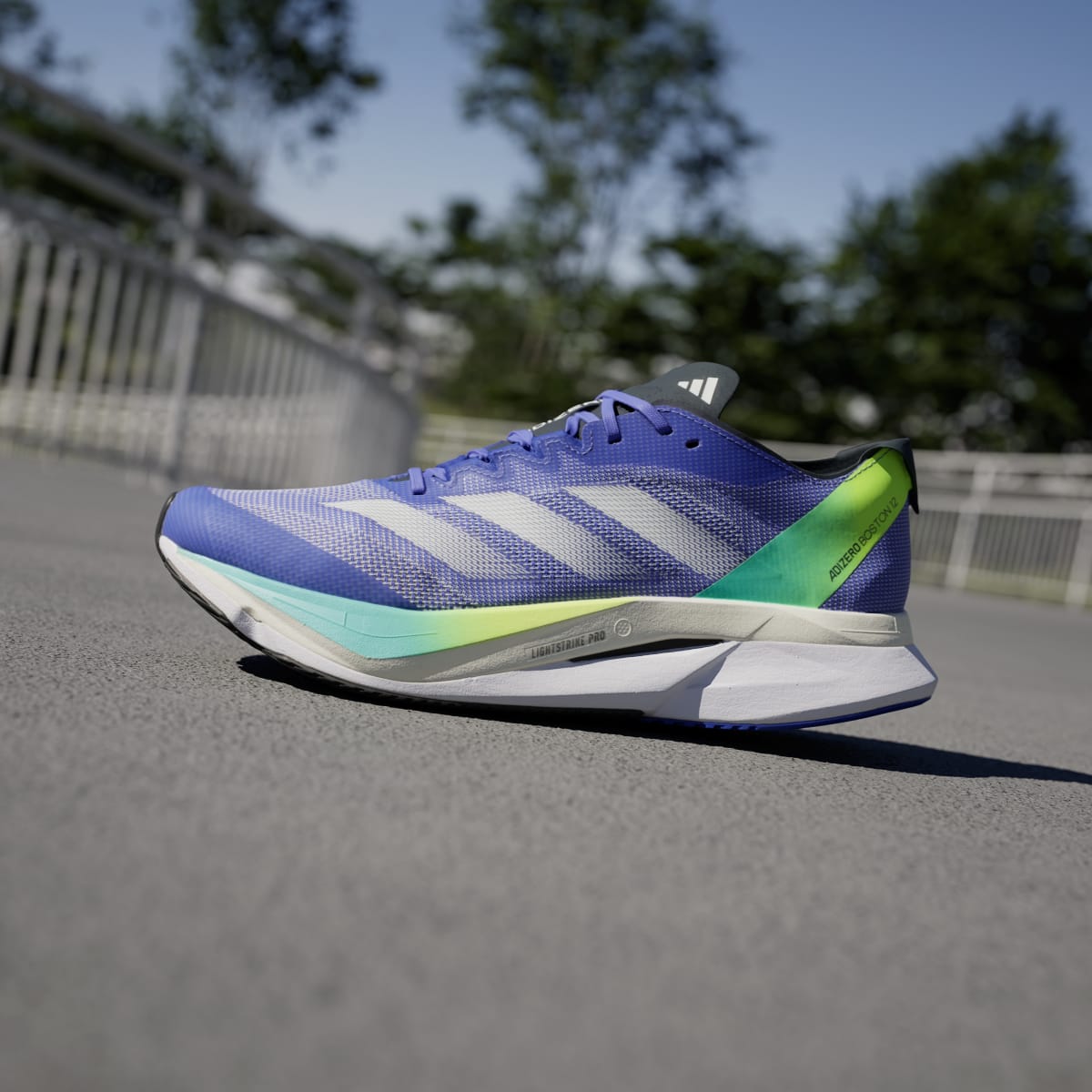 adidas Men's Adizero Boston 12 Shoes - Cobalt Blue / Zero Metalic / Lucid Blue