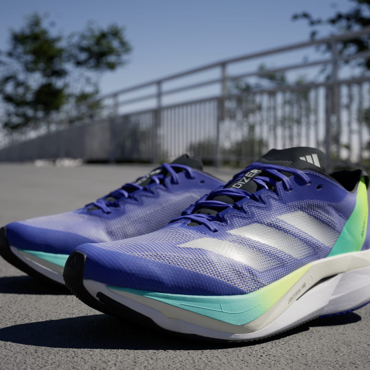 adidas Men's Adizero Boston 12 Shoes - Cobalt Blue / Zero Metalic / Lucid Blue