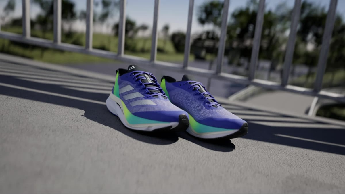 adidas Men's Adizero Boston 12 Shoes - Cobalt Blue / Zero Metalic / Lucid Blue