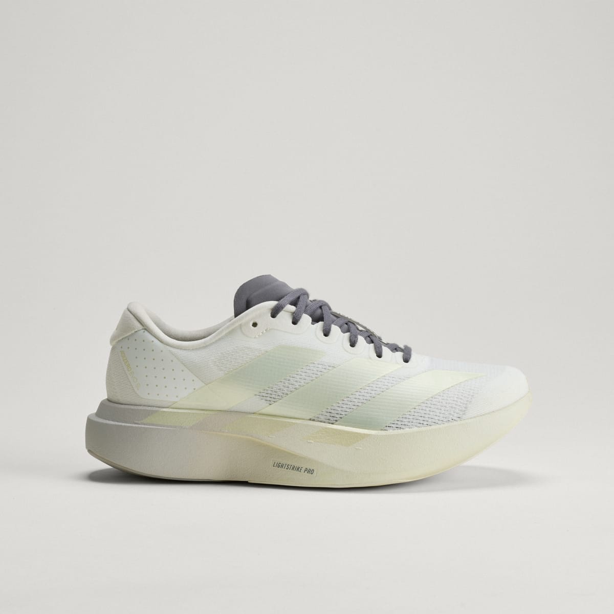adidas Women's Adizero EVO SL Shoes - Off White / Ice Gold Met. / Granite