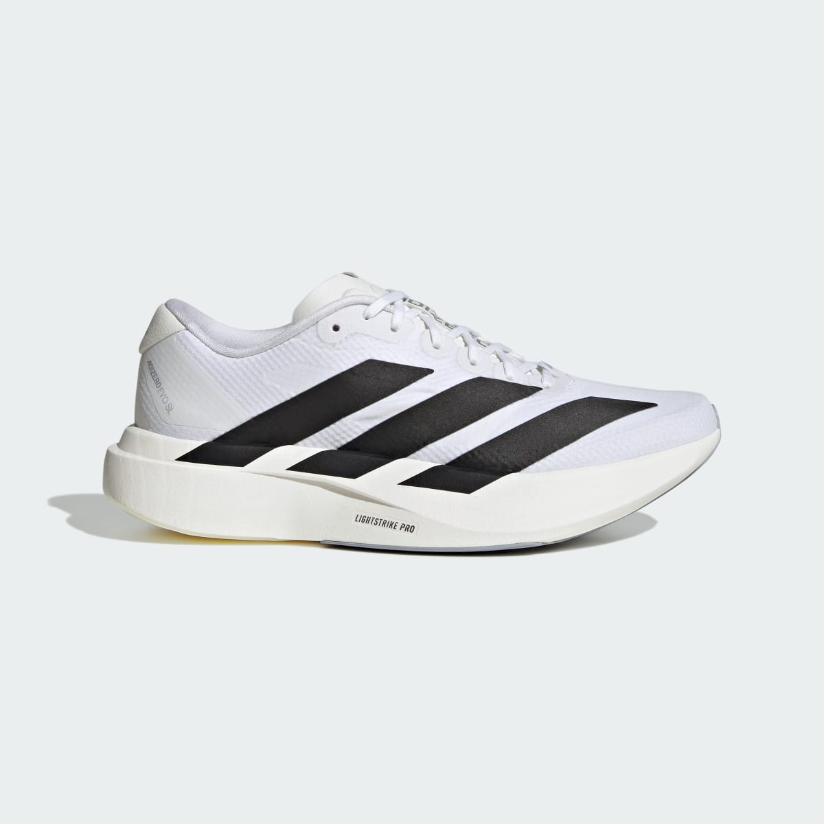 adidas Women's Adizero EVO SL Woven Running Shoes - Cloud White / Core Black / Dash Grey