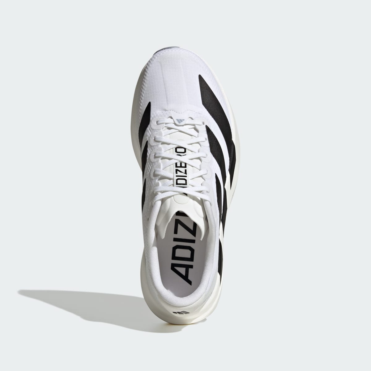 adidas Women's Adizero EVO SL Woven Running Shoes - Cloud White / Core Black / Dash Grey