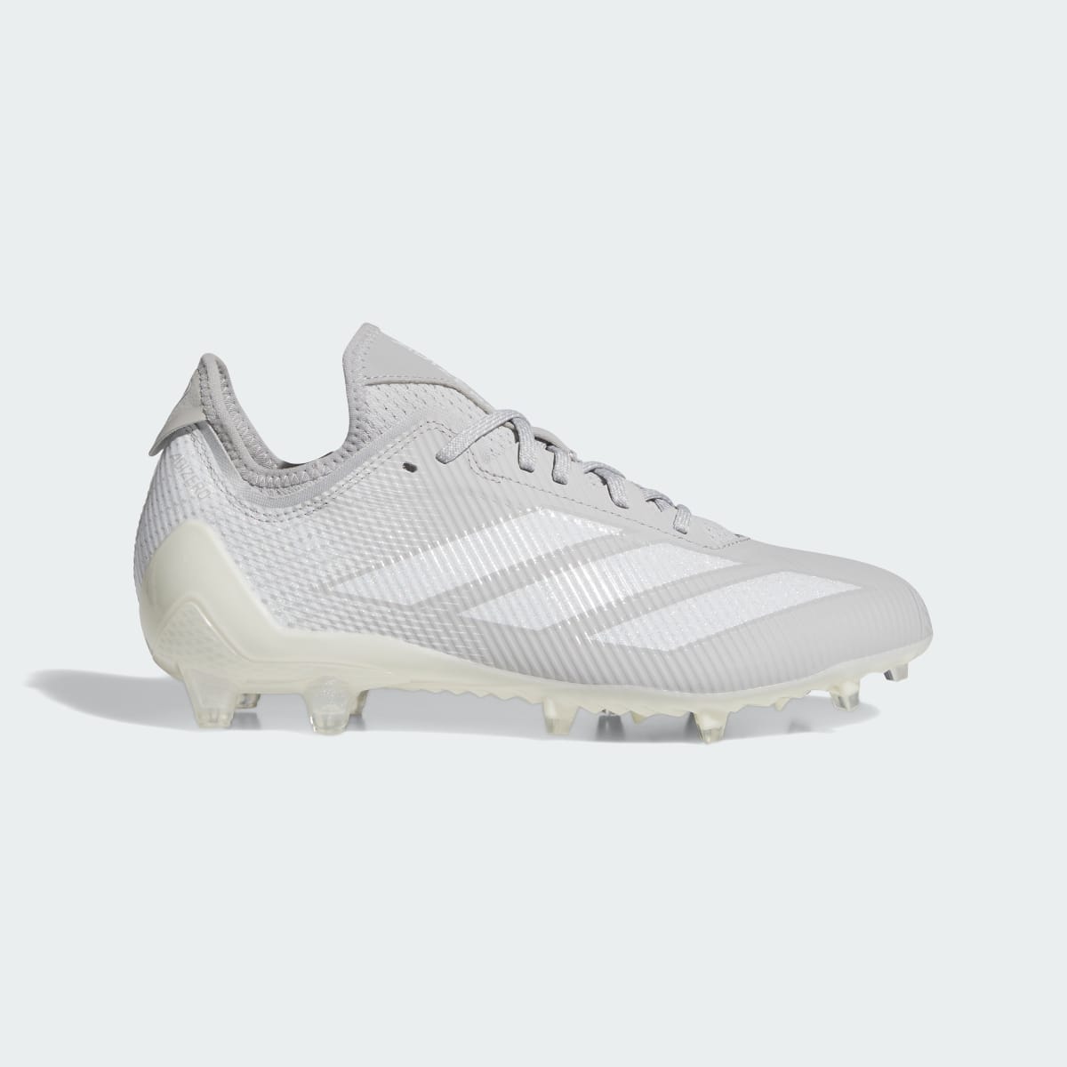 adidas Women's Adizero Electric.1 II Football Cleats - Grey Two / Cloud White / Silver Metallic