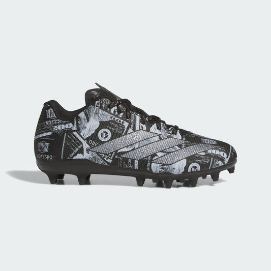 adidas Kids' Adizero Electric.2 II Kids Football Cleats - Core Black / Iron Metallic / Cloud White