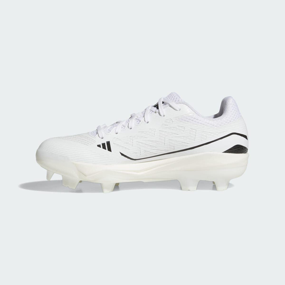 adidas Men's Adizero Electric 3.0 TPU Cleats - Cloud White / Core Black / Cloud White
