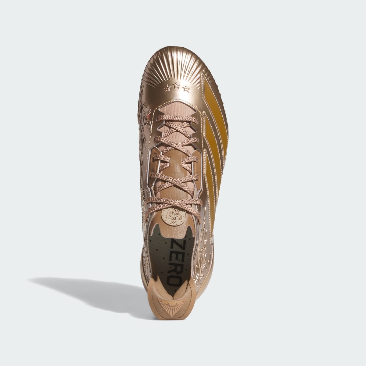 adidas Women's Adizero Electric II Coins Football Cleats - Copper Metallic / Bronze Strata / Copper Metallic