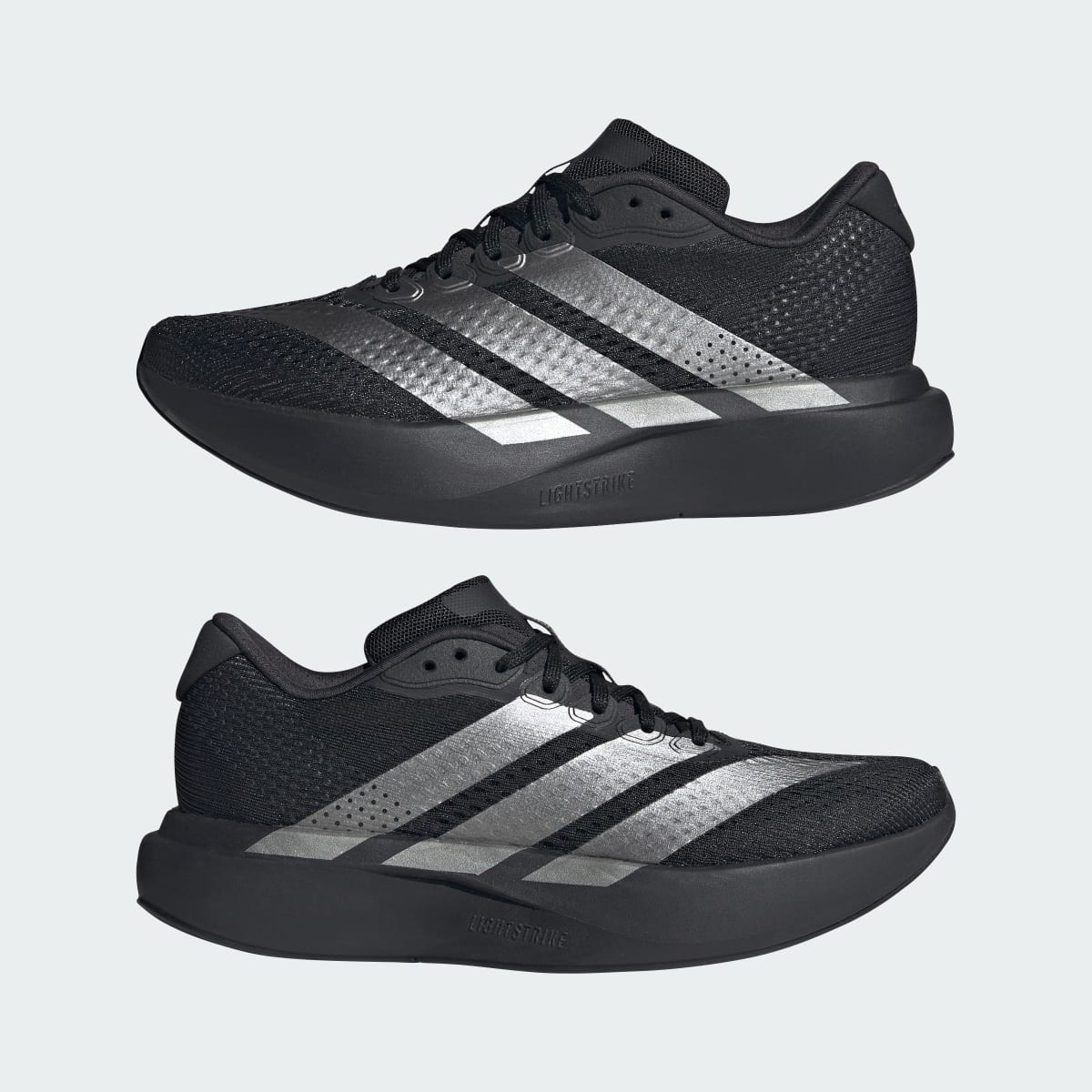 adidas Women's Adizero Pacer Shoes - Core Black / Iron Metallic / Carbon