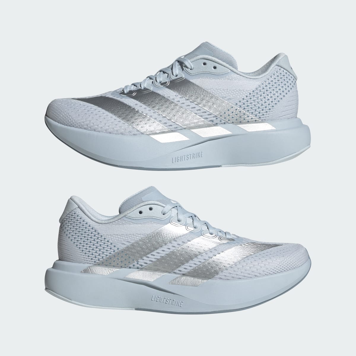 adidas Women's Adizero Pacer Shoes - Halo Blue / Silver Metallic / Tactile Blue
