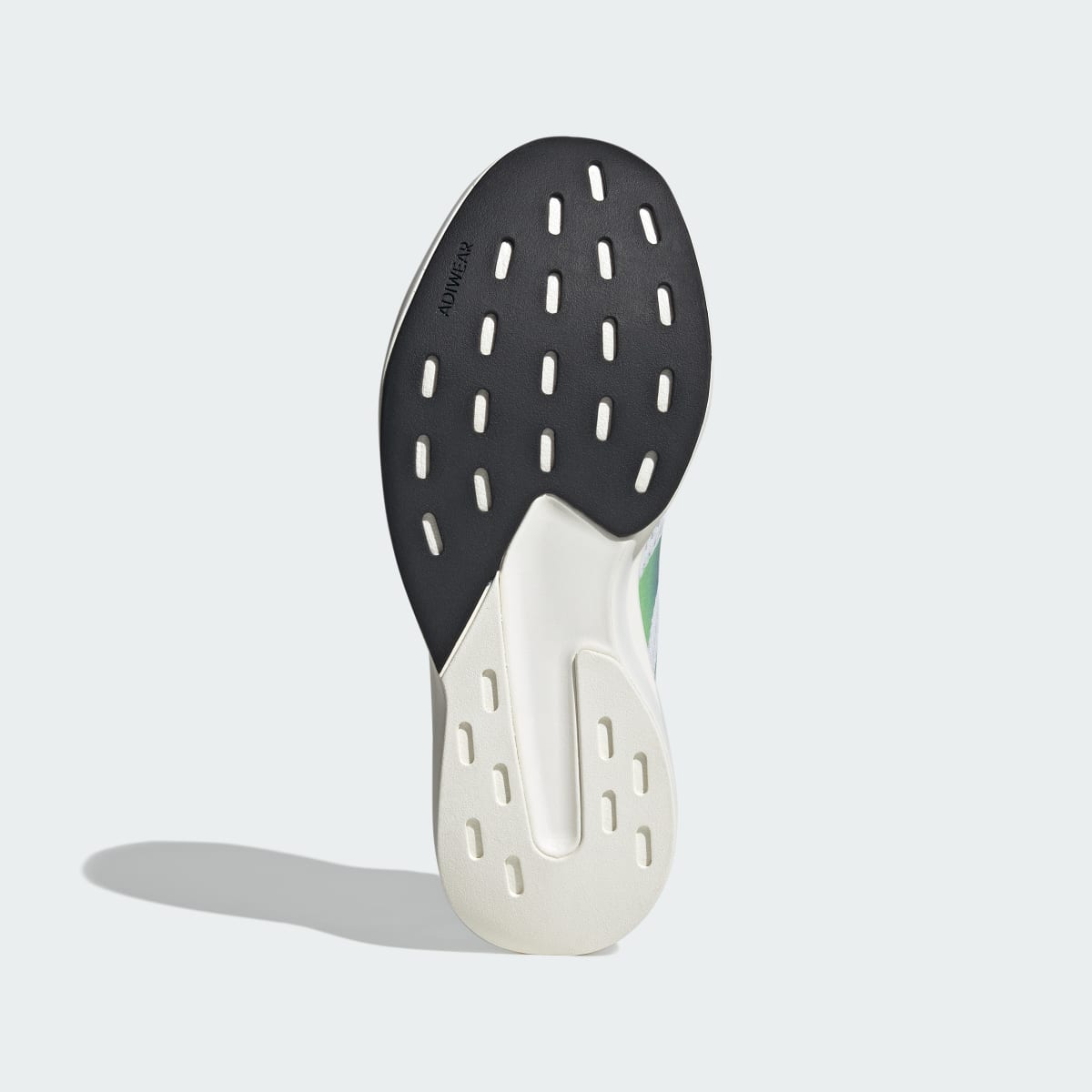 adidas Men's Adizero Pacer Shoes - Cloud White / Beam Green / Night Flash