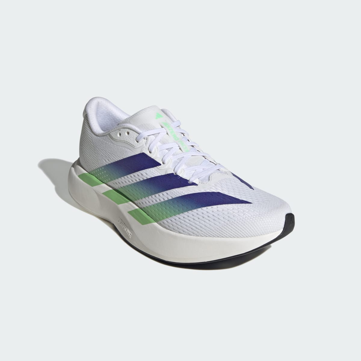 adidas Men's Adizero Pacer Shoes - Cloud White / Beam Green / Night Flash
