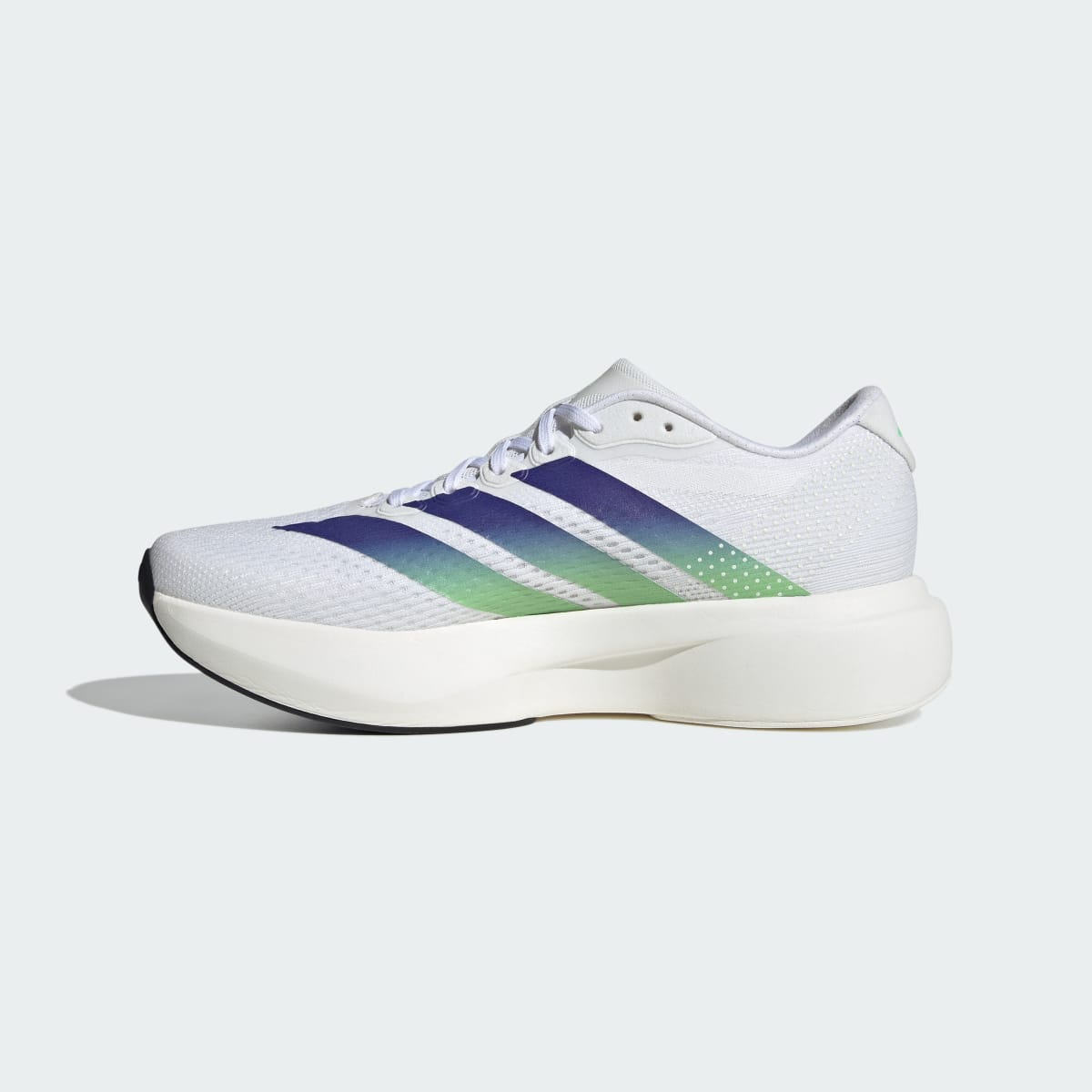adidas Men's Adizero Pacer Shoes - Cloud White / Beam Green / Night Flash